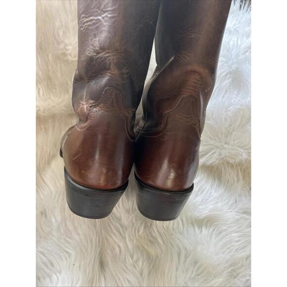 Ariat Sedona Men's Size 10.5 EE Brown Classic Leather Cowboy Western Boots - Picture 11 of 15